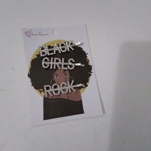 True Love Black Girls Rock Blingy Bobby Pins